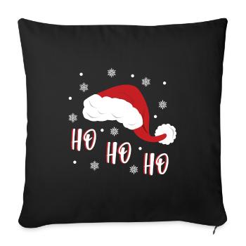 Noël - Housse de coussin décorative 45 x 45 cm - noir - Devant