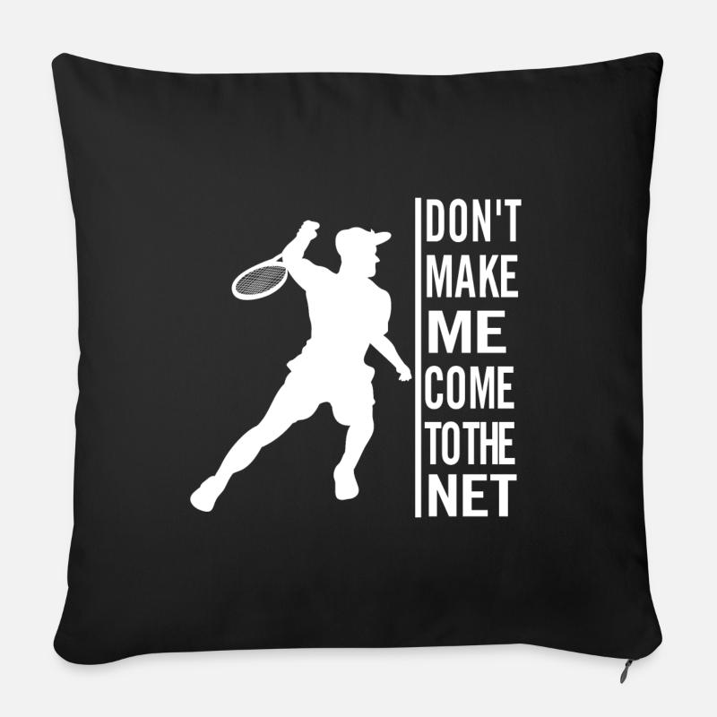 Je ne fais pas ça pour le net - Housse de coussin décorative 45 x 45 cm - noir