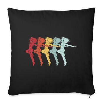 Breakdance Breakdancer musique hip hop cadeau danse - Housse de coussin décorative 45 x 45 cm - noir - Devant