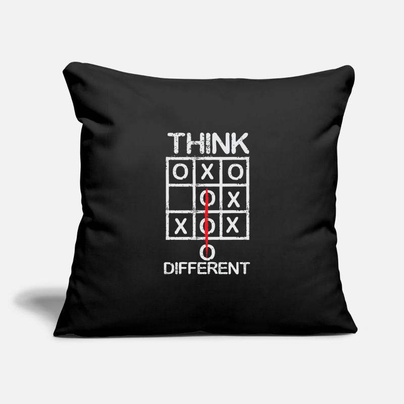 Think different Housse de coussin décorative 45 x 45 cm