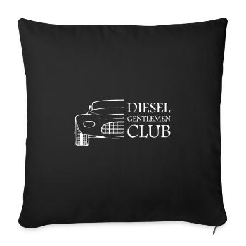 diesel - Sofa pillowcase 17,3'' x 17,3'' (45 x 45 cm) - black - Front