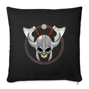 Pagan Warrior - Sofa pillowcase 17,3'' x 17,3'' (45 x 45 cm) - black - Front