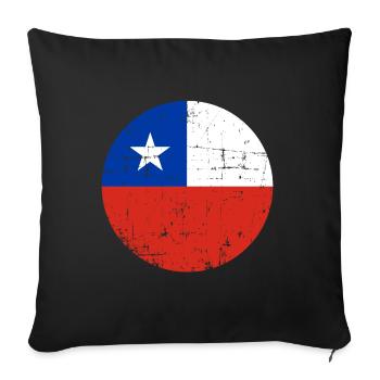 Chile - Sofakissenbezug 45 x 45 cm - Schwarz - Vorne
