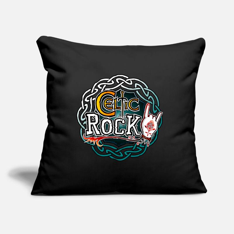 Celtic rock Housse de coussin décorative 45 x 45 cm