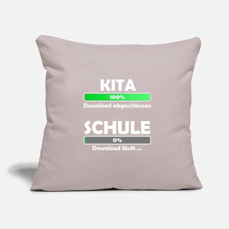 Schule loading - Schulbeginn - Einschulung Sofakissenbezug 45 x 45 cm