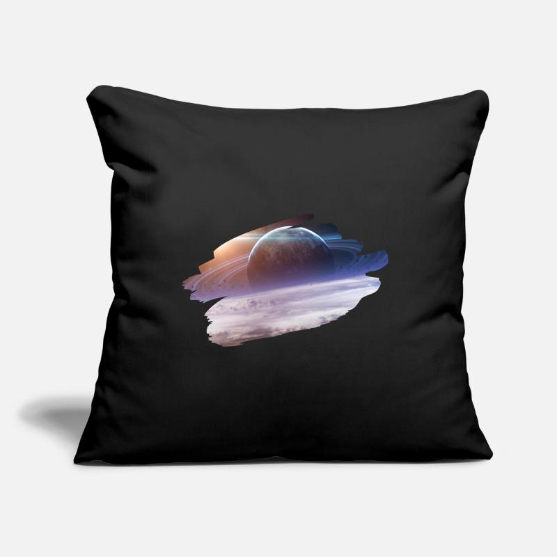 planète dans l'espace space Housse de coussin décorative 45 x 45 cm