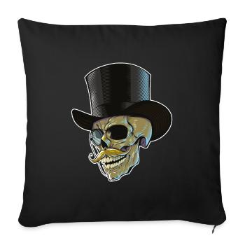 Époux de marié de bachelorette - Housse de coussin décorative 45 x 45 cm - noir - Devant