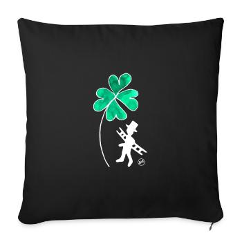 *BAM* be_lucky - Sofa pillowcase 17,3'' x 17,3'' (45 x 45 cm) - black - Front