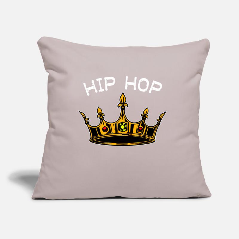 Hip Hop Rapper King Queen Statement Breakdance Sofa pillowcase 17,3'' x 17,3'' (45 x 45 cm)