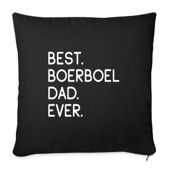 Boerboel - Housse de coussin décorative 45 x 45 cm - noir - Devant