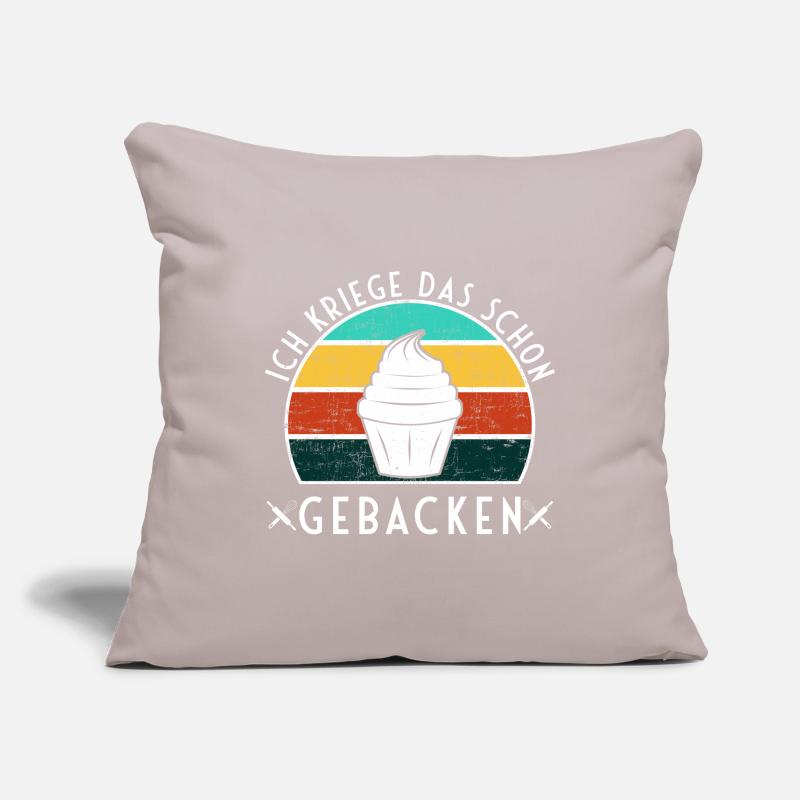 Bäcker Bäckerei Backwaren backen Bäckerin Geschenk Sofakissenbezug 45 x 45 cm