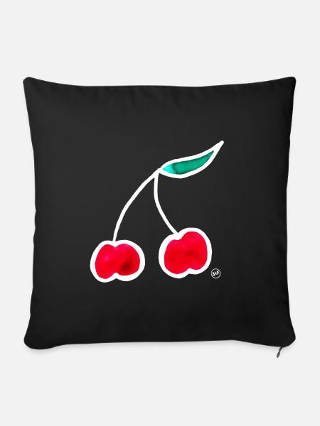 *BAM* be_cherry - Sofakissenbezug 45 x 45 cm - Schwarz