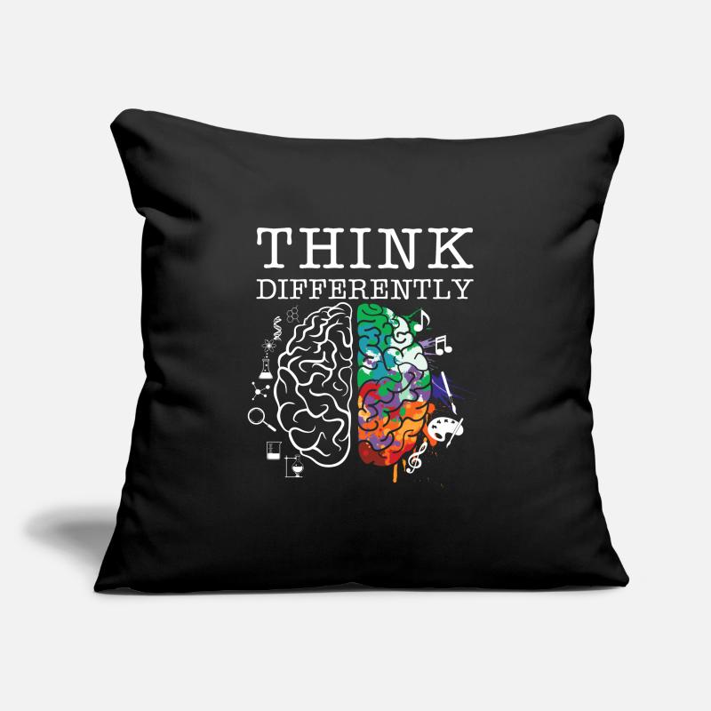 Think Differently Art Nerds Smart Geek Sofakissenbezug 45 x 45 cm