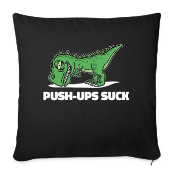 Muscle Training Workout Gym Gym Sport - Sofa pillowcase 17,3'' x 17,3'' (45 x 45 cm) - black - Front