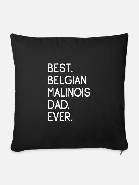 Belgian Malinois - Sofakissenbezug 45 x 45 cm - Schwarz