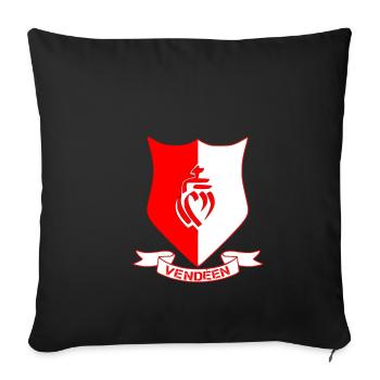vendée - Housse de coussin décorative 45 x 45 cm - noir - Devant