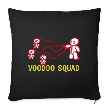 Voodoo Squad - Sofakissenbezug 45 x 45 cm - Schwarz - Vorne