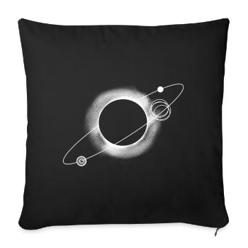 Black Hole - Sofakissenbezug 45 x 45 cm - Schwarz - Vorne