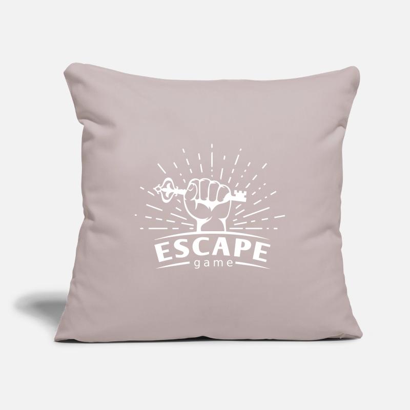 Escape Game - Exit Room - White Sofakissenbezug 45 x 45 cm