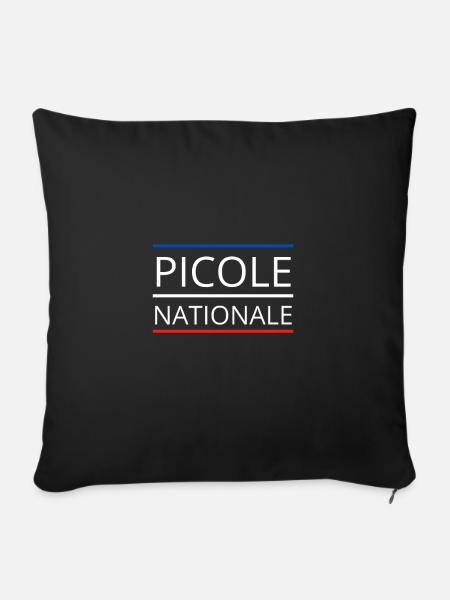National Picole - Sofakissenbezug 45 x 45 cm - Schwarz