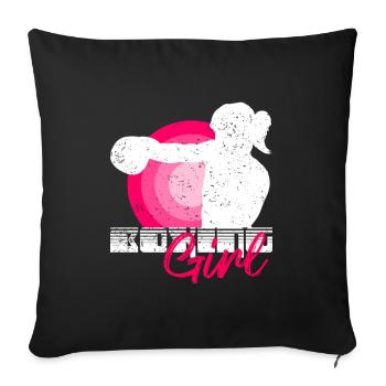 Boxing training - Sofa pillowcase 17,3'' x 17,3'' (45 x 45 cm) - black - Front