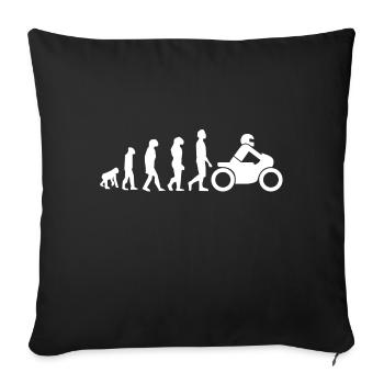 BIKER EVOLUTION - Sofakissenbezug 45 x 45 cm - Schwarz - Vorne