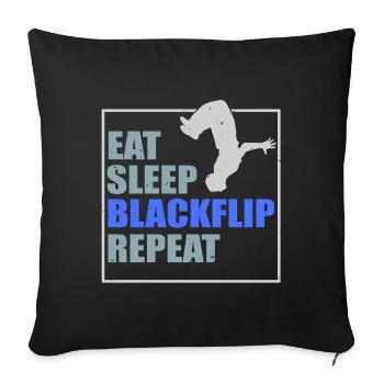 Freerunning Parkour - Housse de coussin décorative 45 x 45 cm - noir - Devant
