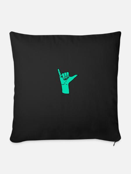 Alles cool - Sofakissenbezug 45 x 45 cm - Schwarz
