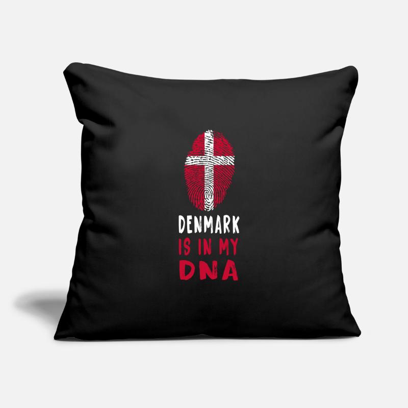 Le Danemark est dans mon ADN design / idée cadeau Housse de coussin décorative 45 x 45 cm