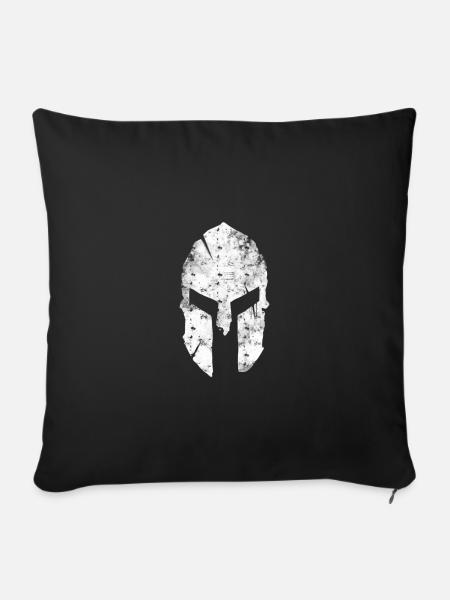 Kopfhörer sparta - Sofakissenbezug 45 x 45 cm - Schwarz