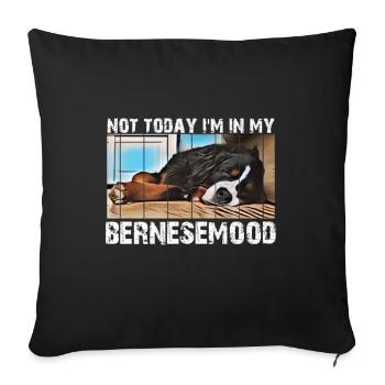 Crabot bernois de montagne - Housse de coussin décorative 45 x 45 cm - noir - Devant