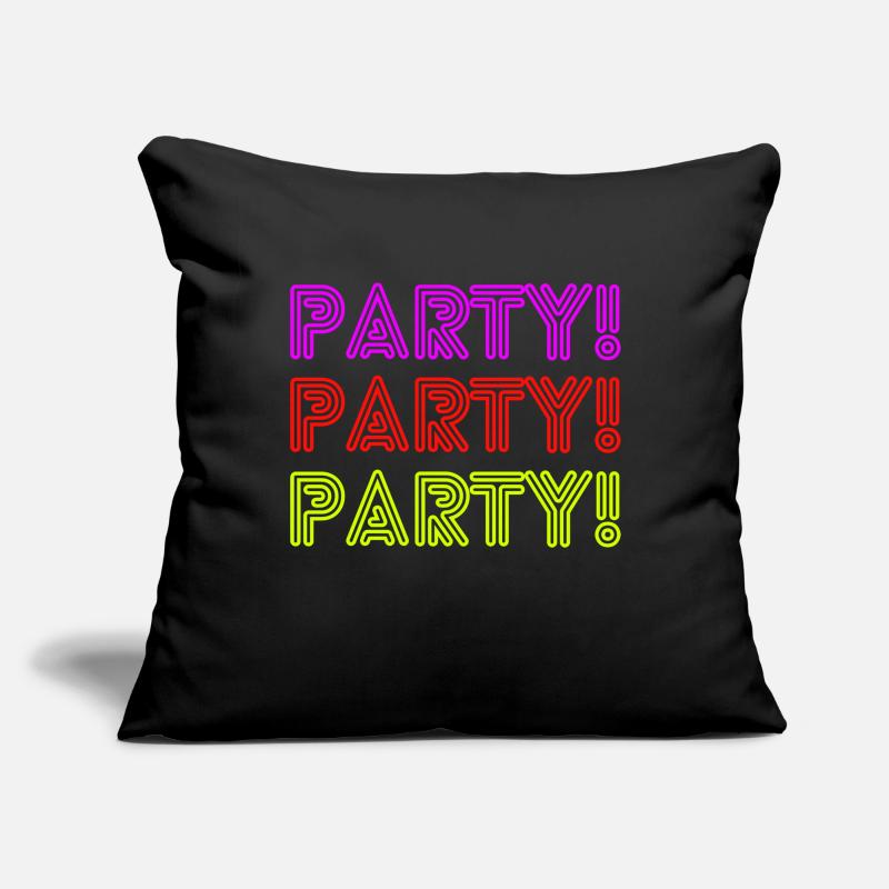 Fête 1 Housse de coussin décorative 45 x 45 cm