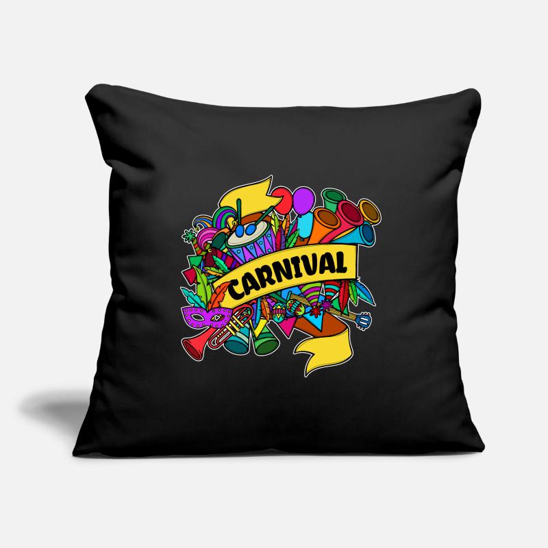 Carnaval carnaval de carnaval Housse de coussin décorative 45 x 45 cm