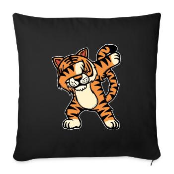 Animal Sauvage Sauvage Cool Tiger - Housse de coussin décorative 45 x 45 cm - noir - Devant