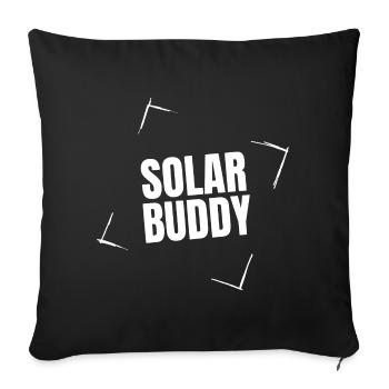 Solar Buddy - Sofakissenbezug 45 x 45 cm - Schwarz - Vorne