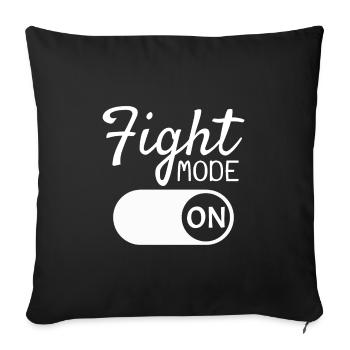 Combattants - Housse de coussin décorative 45 x 45 cm - noir - Devant