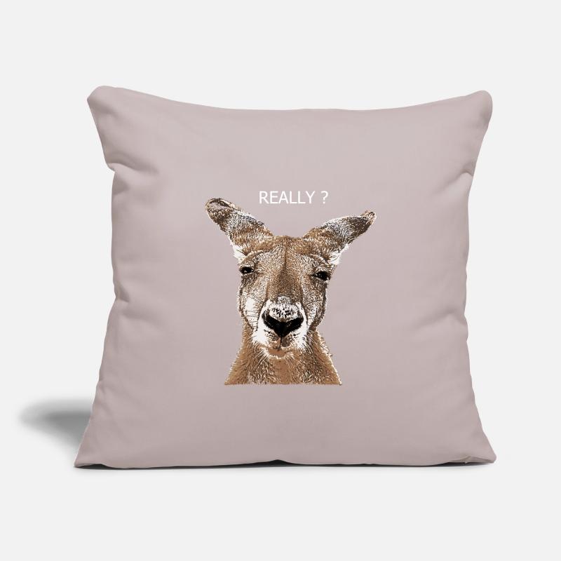 Kangaroo really Sofa pillowcase 17,3'' x 17,3'' (45 x 45 cm)