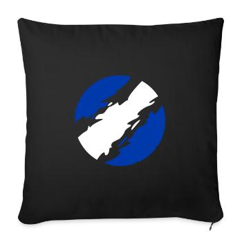 Grèce - Housse de coussin décorative 45 x 45 cm - noir - Devant