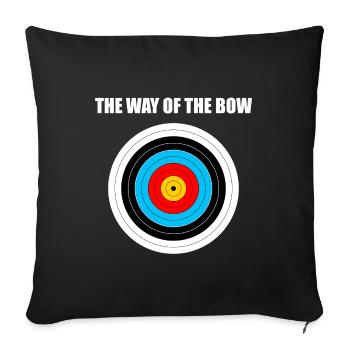 Cute Bow Hunting - Archery Target - Housse de coussin décorative 45 x 45 cm - noir - Devant