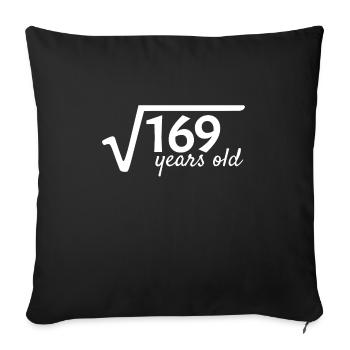 13 ans - 13 ans - Housse de coussin décorative 45 x 45 cm - noir - Devant