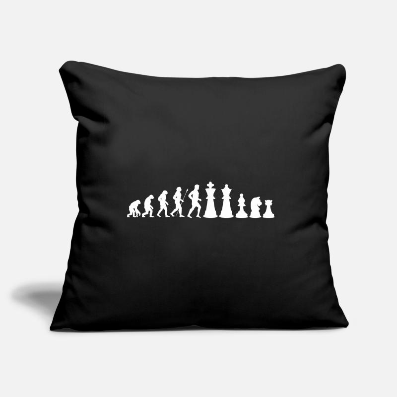 Evolution Chess Sofa pillowcase 17,3'' x 17,3'' (45 x 45 cm)