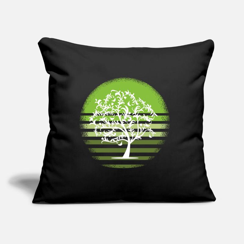 Nature White Tree Retro Deciduous Tree Sunset D Sofa pillowcase 17,3'' x 17,3'' (45 x 45 cm)