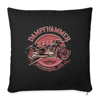 AWO 425 Touren - Sofakissenbezug 45 x 45 cm - Schwarz - Vorne