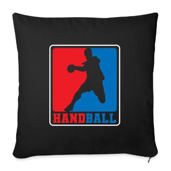 Handball competition team club - Sofa pillowcase 17,3'' x 17,3'' (45 x 45 cm) - black - Front