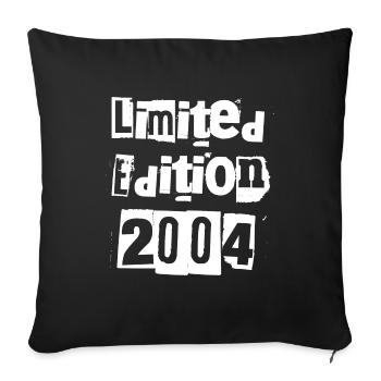Édition Limitée 2004 20ème Cadeau d’Anniversaire - Housse de coussin décorative 45 x 45 cm - noir - Devant