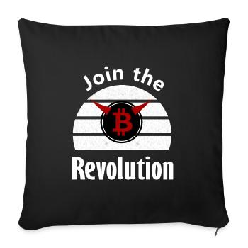 La pièce révolutionnaire - Housse de coussin décorative 45 x 45 cm - noir - Devant