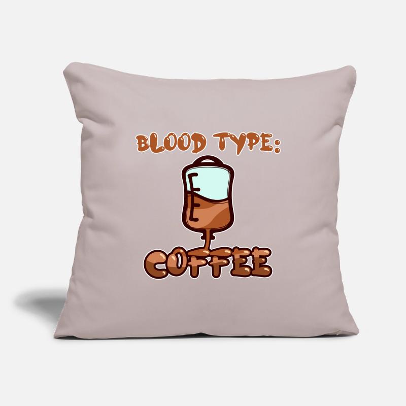 Caffeine Humorous Coffee Statement Coffee Drinker Sofa pillowcase 17,3'' x 17,3'' (45 x 45 cm)