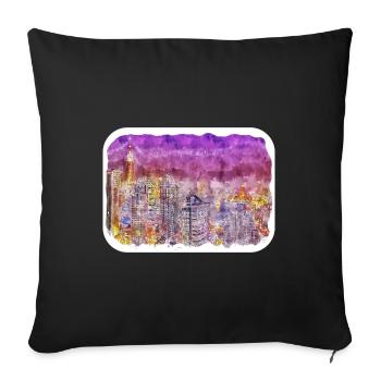 China Watercolor Sketch Hand Drawn Illustration - Sofa pillowcase 17,3'' x 17,3'' (45 x 45 cm) - black - Front