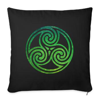 Celtic Knot - Sofa pillowcase 17,3'' x 17,3'' (45 x 45 cm) - black - Front