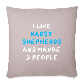 Karst Shepherd - Sofa pillowcase 17,3'' x 17,3'' (45 x 45 cm) - light taupe - Front
